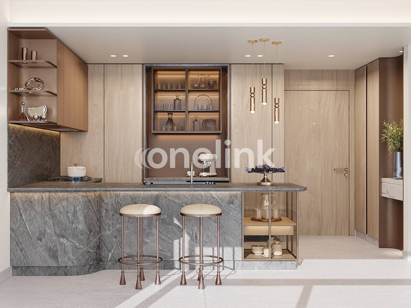 Brand New | 3BR + Study | 4 Baths + Powder Room